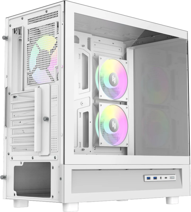 Gamemax korpusas | NEX C51 WH | ATX/BTF