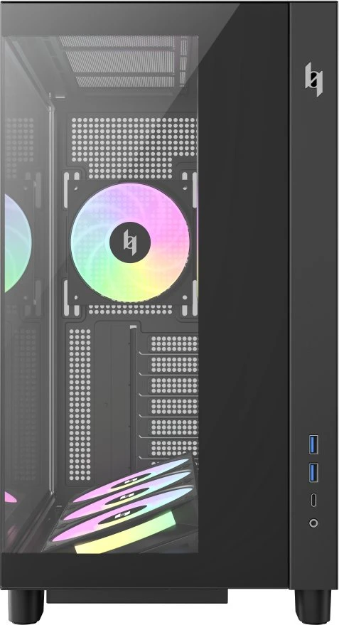 „Gamemax“ korpusas | NEX C53 BK | ATX/BTF