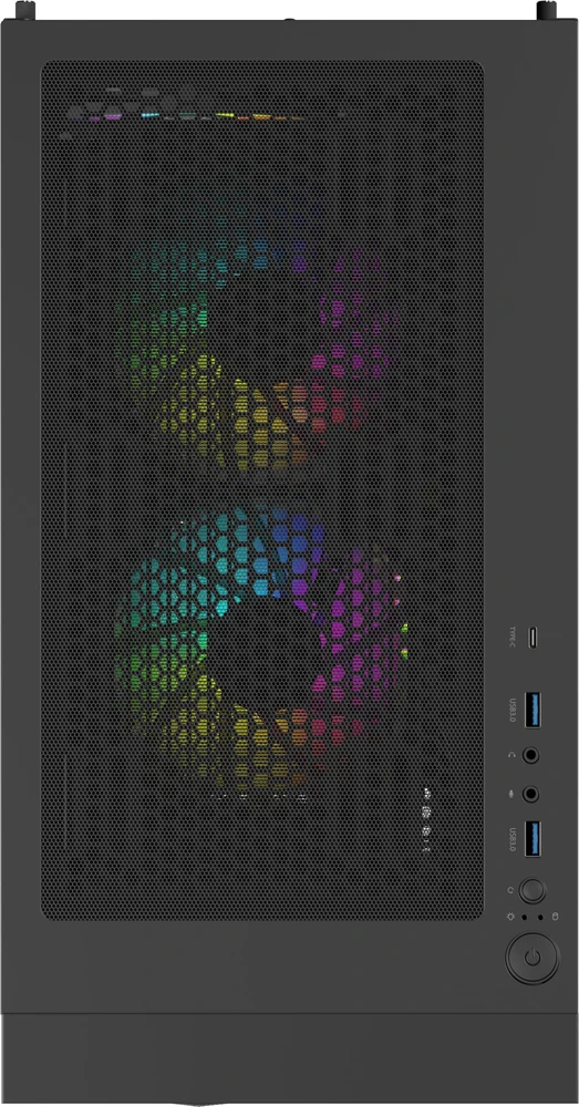 NATEC Genesis PC Case Diaxid 605 juodas ARGB