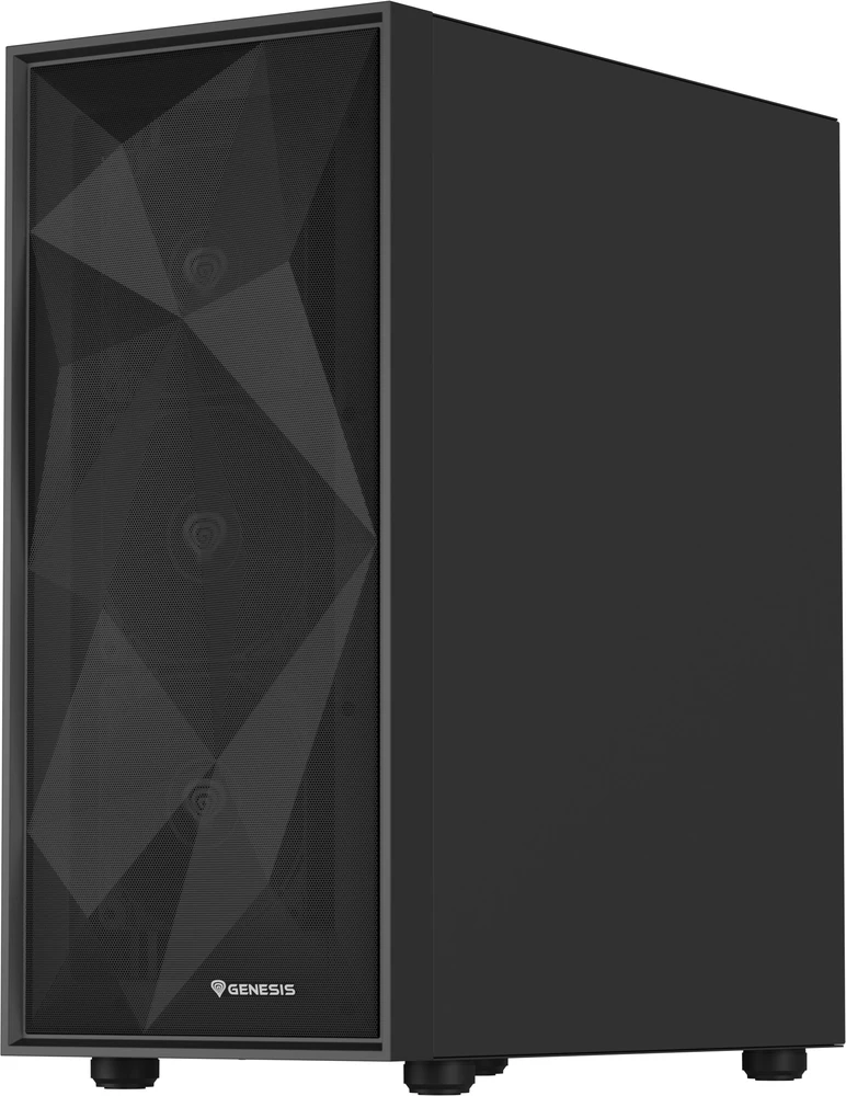 NATEC Genesis PC Case Diaxid 605F juodas
