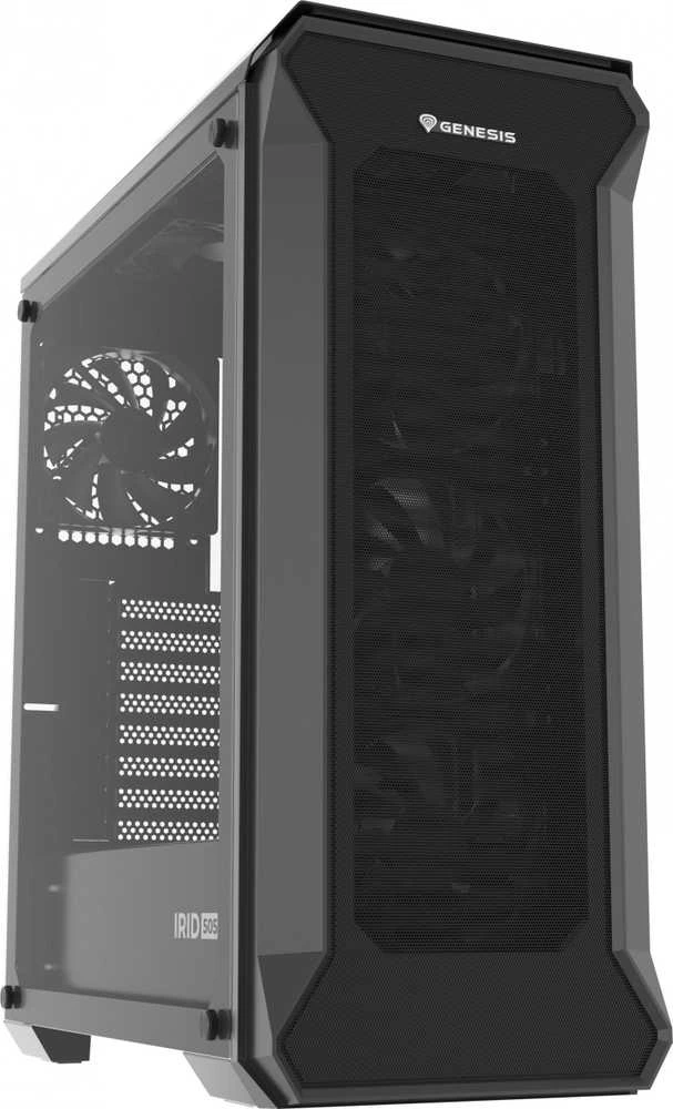 NATEC Genesis PC dėklas Irid 505F Midi bokštas USB 3.0