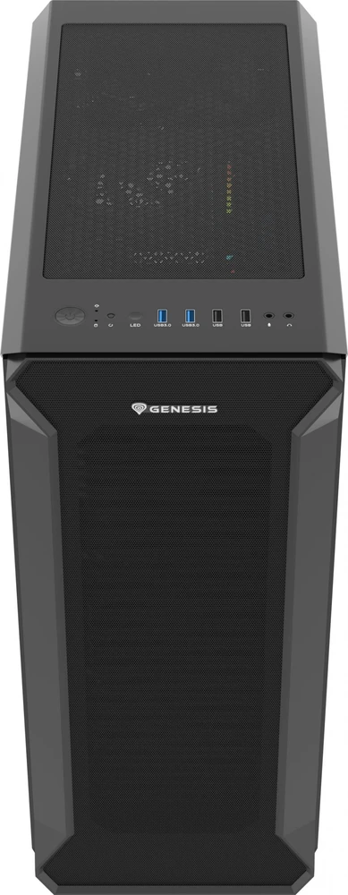 NATEC Genesis PC dėklas Irid 505F Midi bokštas USB 3.0