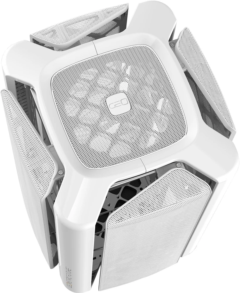 Geometric Future M2 THE ARK kompiuterio korpusas, Mesh – baltos spalvos