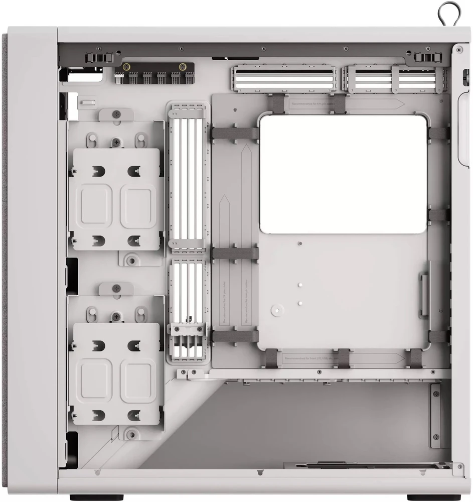 HAVN BF 360 kompiuterio korpusas, Midi bokštas, E-ATX, grūdintas stiklas – Baltas