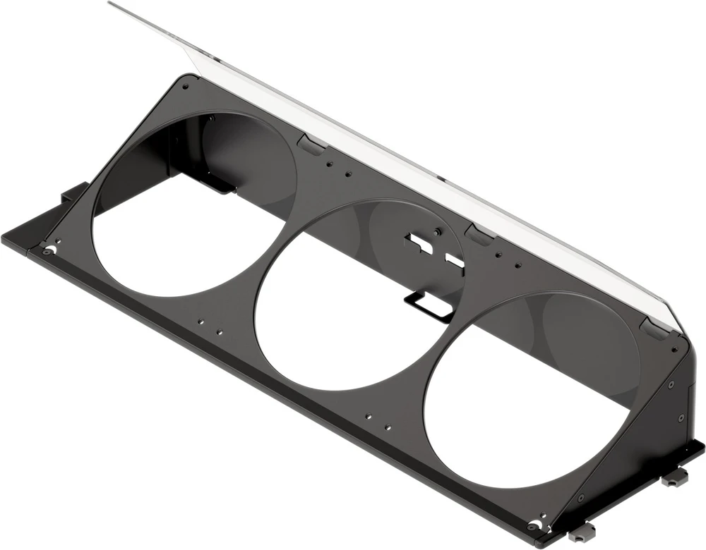 HAVHAVN HS 420 Angled Bottom Fan Bracket – juodos spalvos