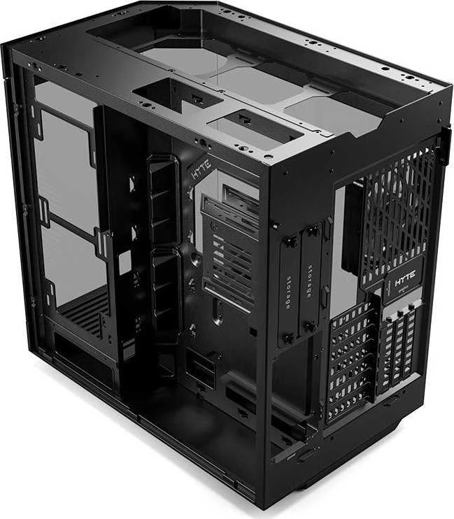 Hyte Y60 Midi Tower, Tempered Glass – juodos spalvos/baltos spalvos