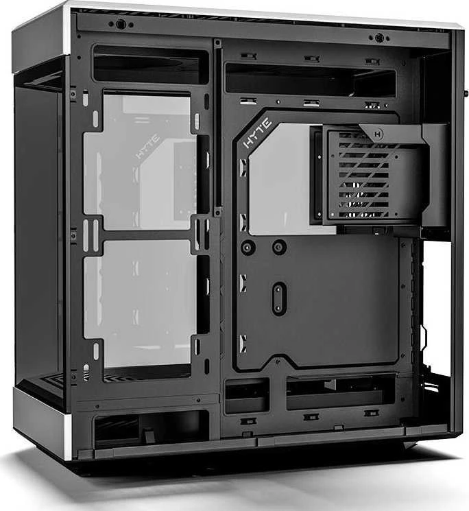 Hyte Y60 Midi Tower, Tempered Glass – juodos spalvos/baltos spalvos