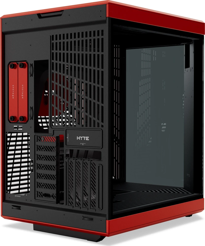 Hyte Y70 Midi Tower Touch Infinite - juoda / raudona