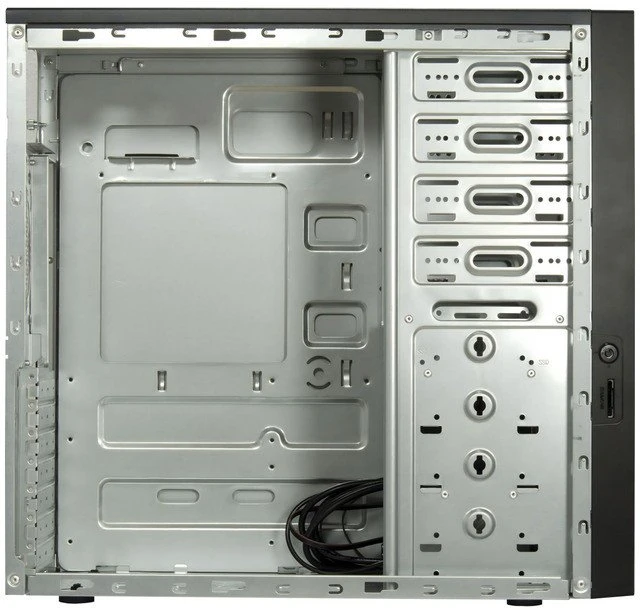 Inter-Tech IT-8862 Plaid, Tower-case - juodas, Abschliebar