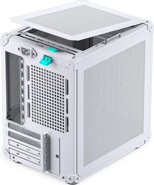 Jonsbo C6 PC-kompiuterio korpusas, Mini-Tower, ITX, mit Tragegriff – baltos spalvos