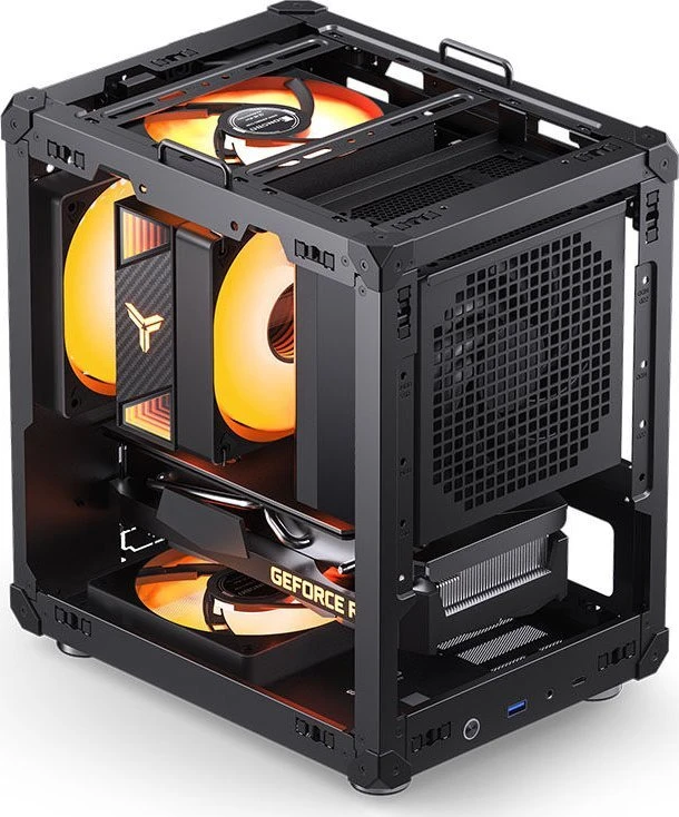 Jonsbo C6-ITX PC kompiuterio korpusas, Mini-ITX – juodos spalvos
