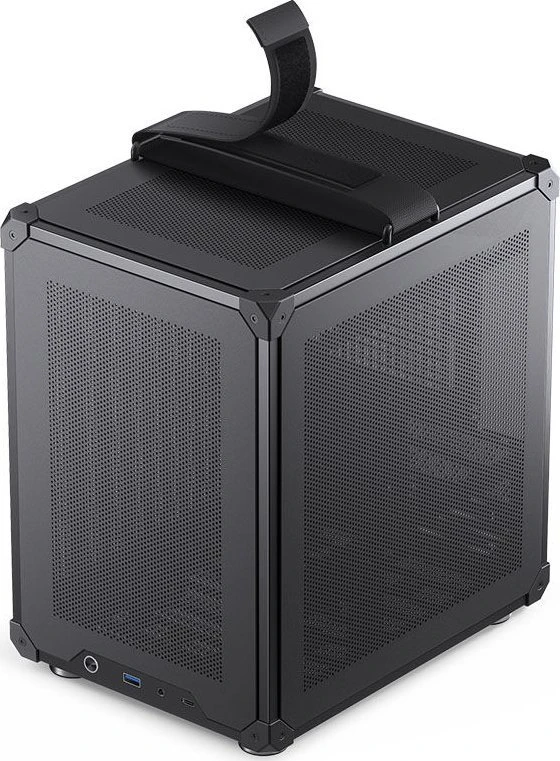Jonsbo C6-ITX PC kompiuterio korpusas, Mini-ITX – juodos spalvos