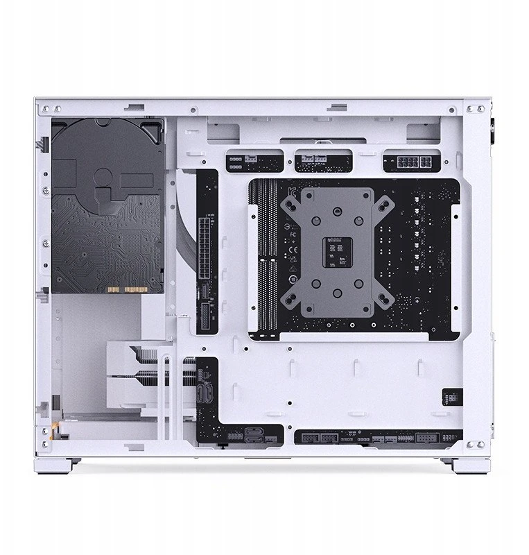 Jonsbo D32 STD Baltas PC-kompiuterio korpusas, Mini-kompiuterio korpusas, mATX, Tempered Glass – baltos spalvos