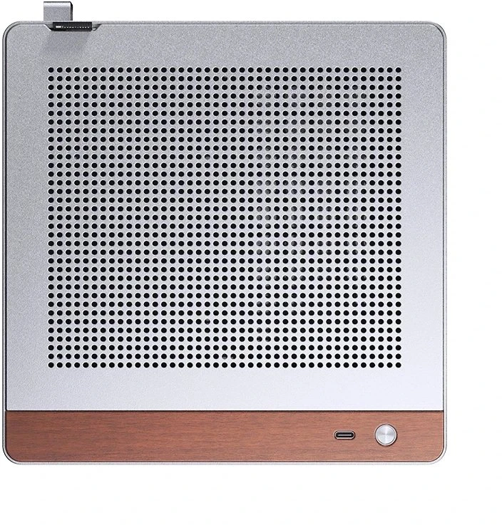 Jonsbo NV10 PC kompiuterio korpusas, Mini-kompiuterio korpusas, ITX – sidabro spalvos
