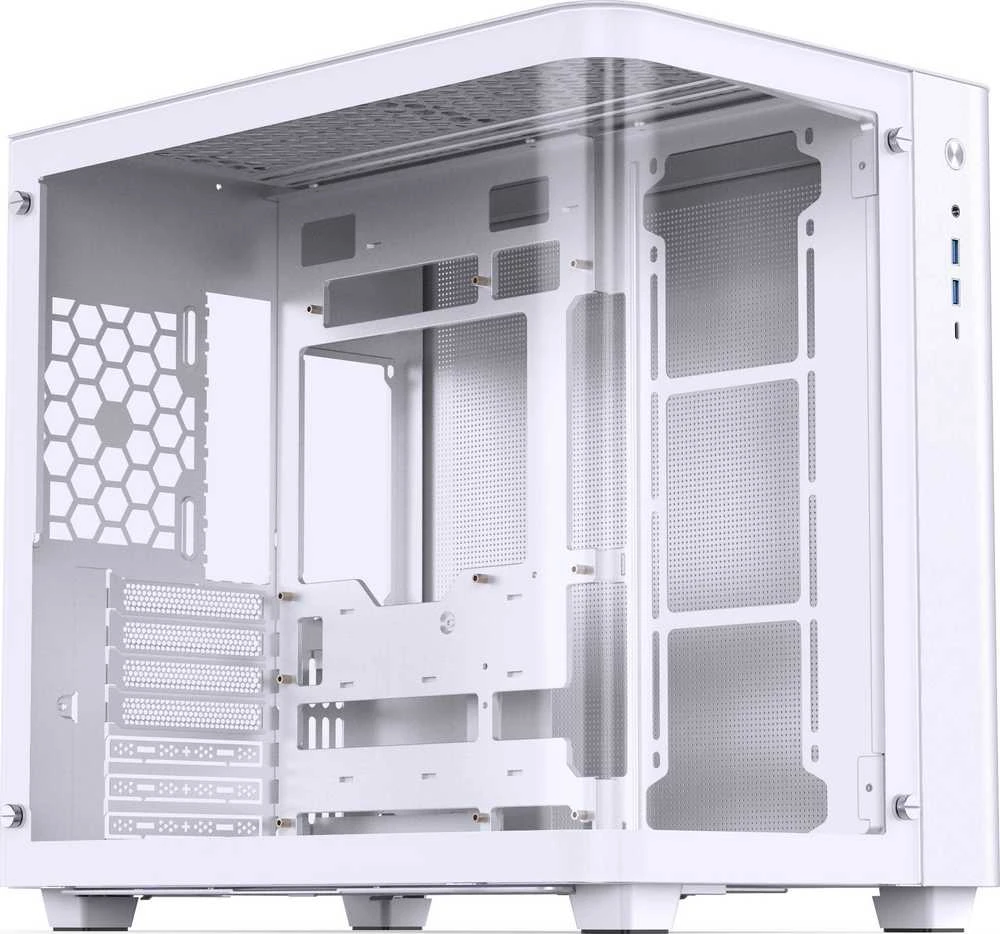 Jonsbo TK-3 – ATX-kompiuterio korpusas, baltos spalvos