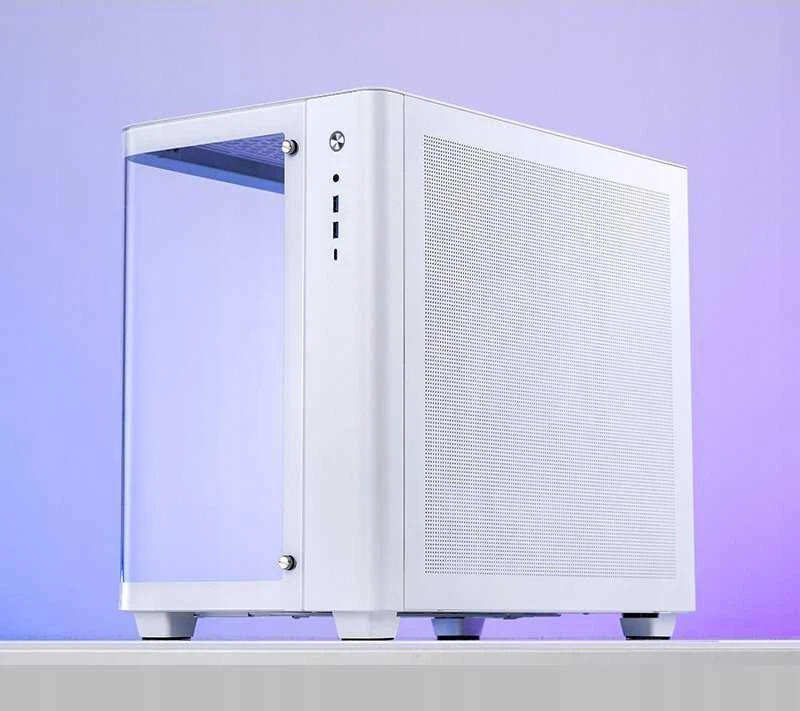 Jonsbo TK-3 – ATX-kompiuterio korpusas, baltos spalvos