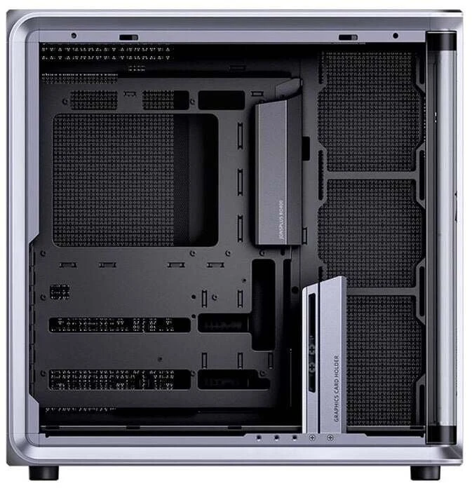 „Jonsplus BO400CG“ kompiuterio korpusas, vidutinio dydžio bokštas, ATX, grūdintas stiklas – „Gunmetal Pilkas“