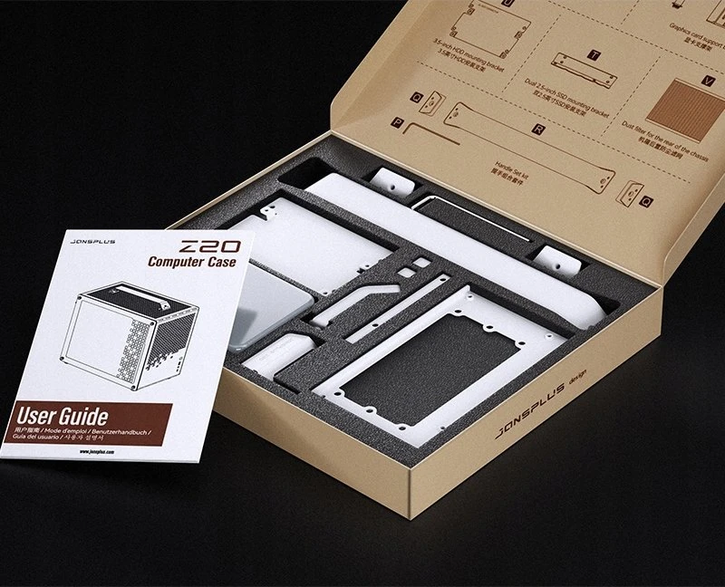 Jonsplus JOP Jonsbo Z20 Juodas „Mini Tower“ Juoda