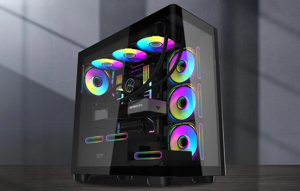 DarkFlash DS900G computer case (juodas)