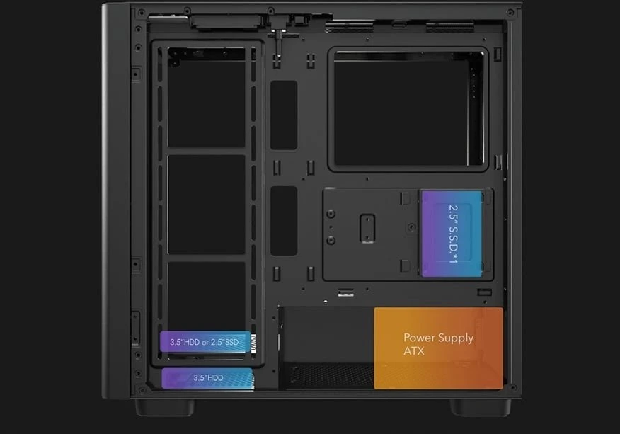DarkFlash DS900G computer case (juodas)