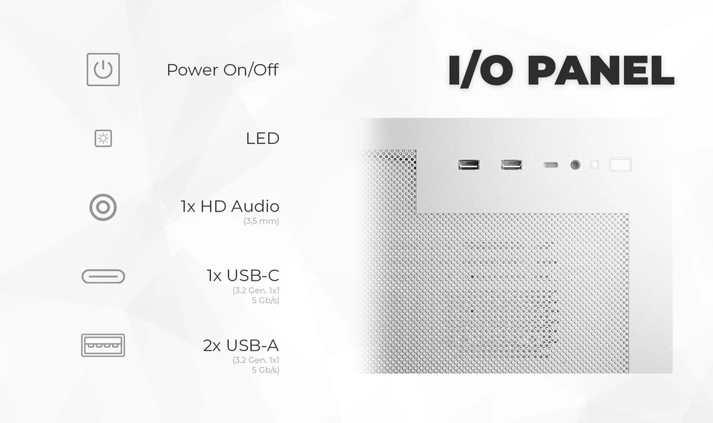 LC-Power Geh LC-812W (W)