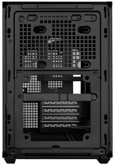 Lian Li DAN Cases B4 Wood Edition kompiuterio korpusas, Micro-ATX – riešuto spalvos, juodas