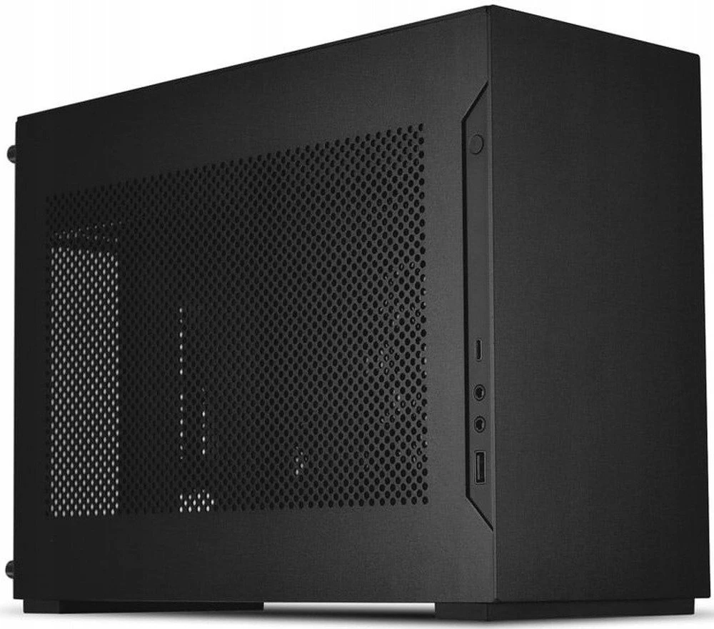 Lian Li x DAN Cases A4-H2O kompiuterio korpusas, mini korpusas, Mini-ITX, PCIe 5.0 keltuvas – Juodas