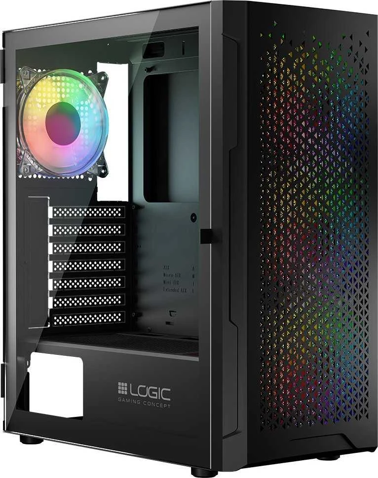 Logic ARAMIS ARGB MINIDI USB 3.0 dėklas, juodas