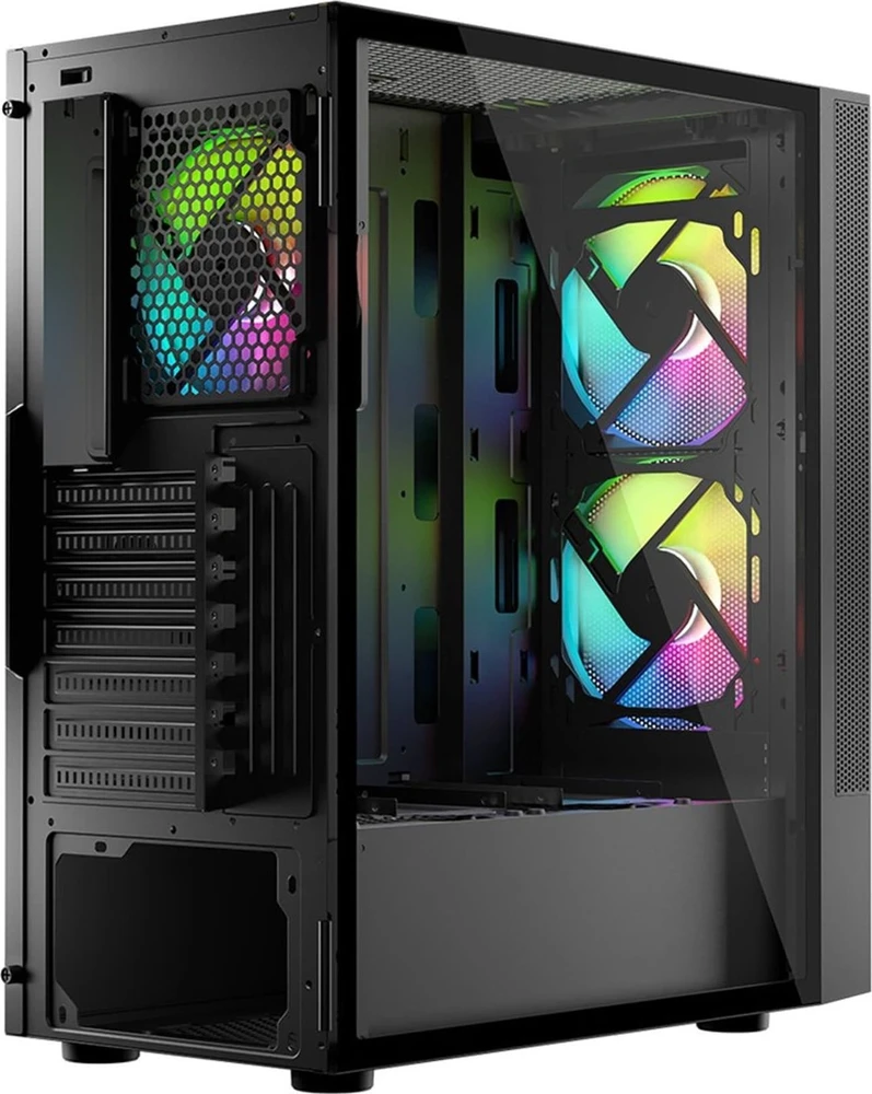 Kompiuterio Korpusas - Logic ARYA ARGB Minidi USB 3.0 Juodas