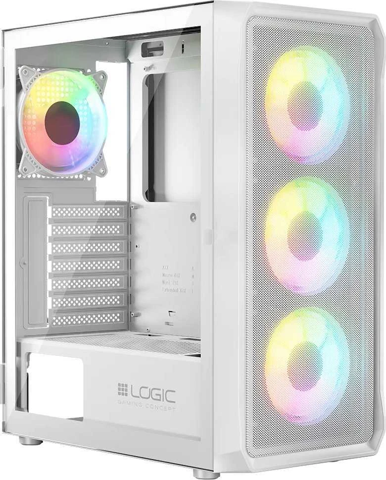 Dėklas – Logic Portos ARGB Minidi USB 3.0 baltas