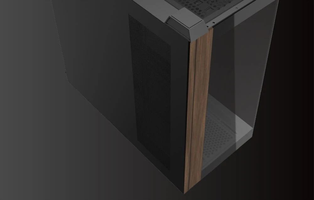 „Darkflash DS900W“ kompiuterio korpusas be ventiliatorių (baltas)