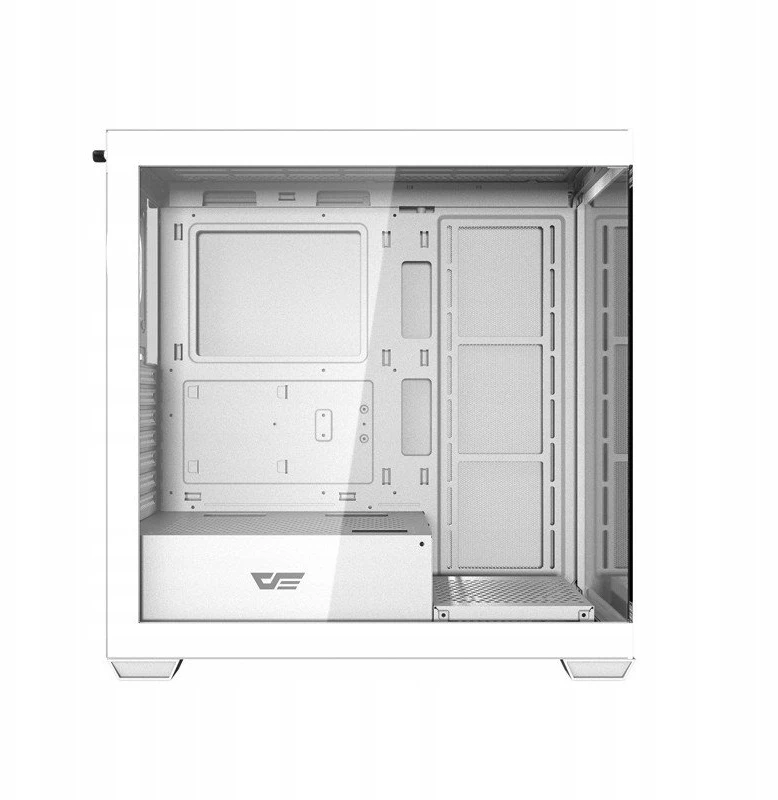„Darkflash DS900W“ kompiuterio korpusas be ventiliatorių (baltas)