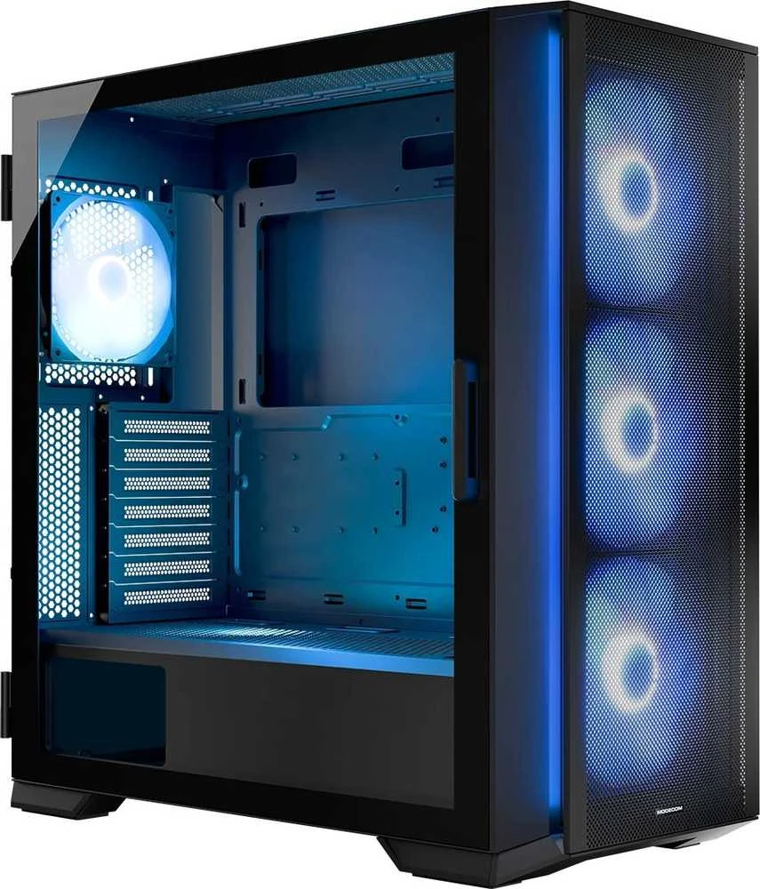 Kompiuterio Korpusas - Modecom Horizon Argb Flow MIDI USB 3.0 X 2 CYPE-C