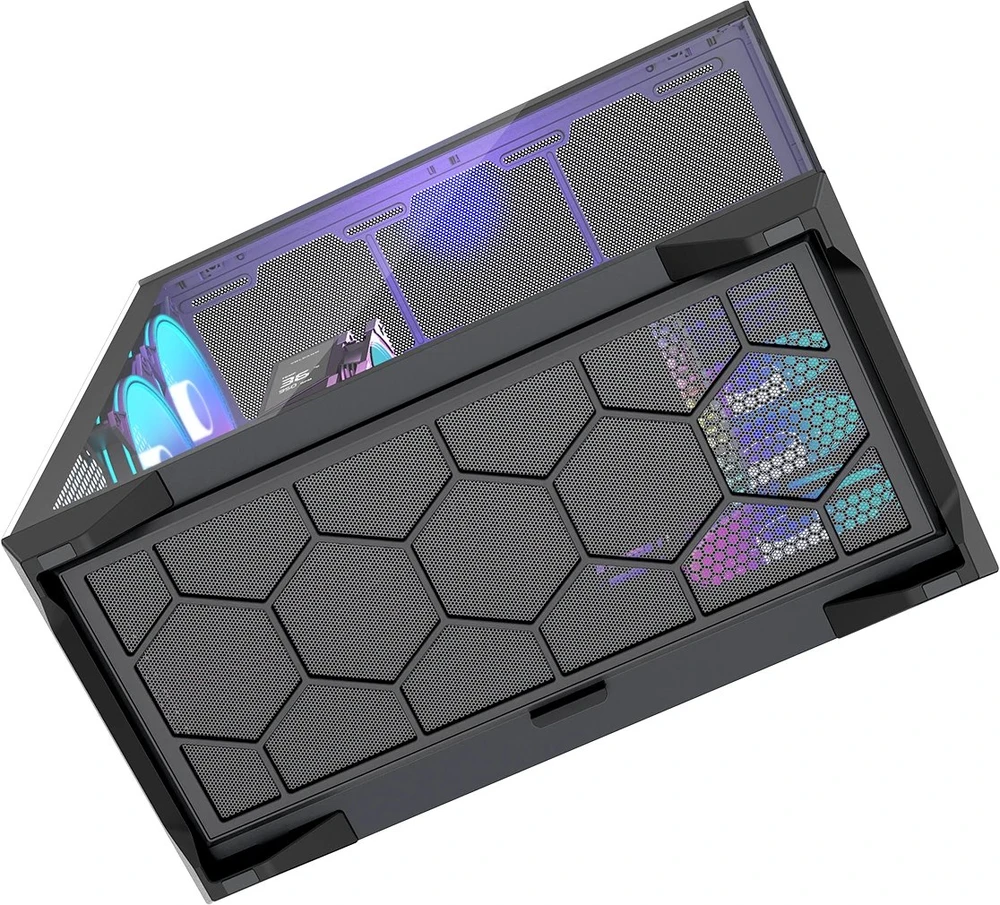 MODECOM Volcano SPACE XL ARGB FULL TOWER 5F Juodas