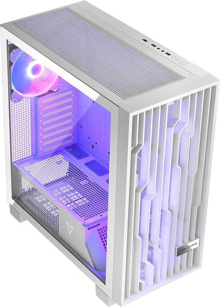 Kompiuterio Korpusas - Modecom Volcano Perun Apex ARGB Midi, Baltas