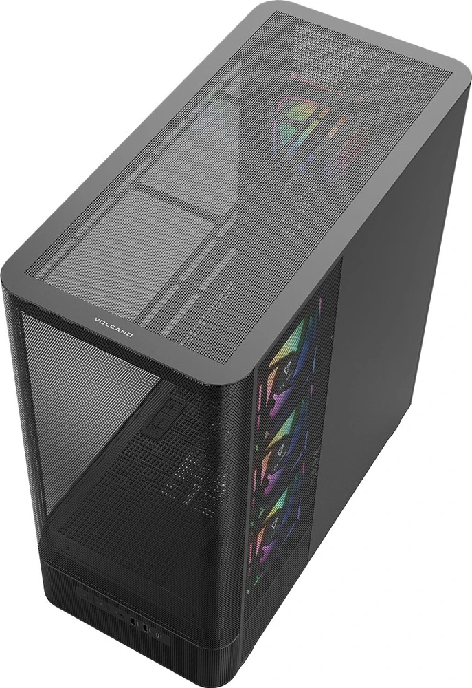 MODECOM Volcano Volcano AQ400 ARGB Midi Juodas