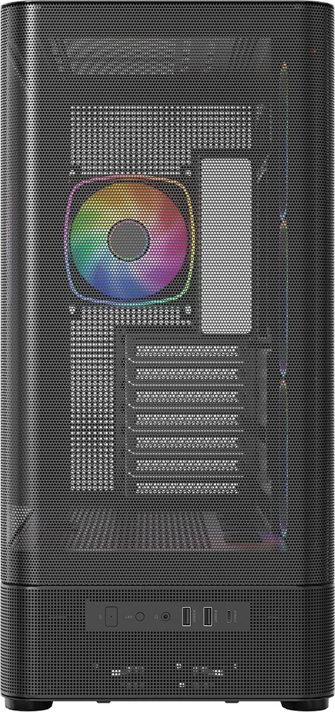 MODECOM Volcano Volcano AQ400 ARGB Midi Juodas