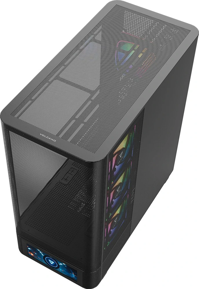 MODECOM Volcano Volcano AQ500 ARGB Midi Juodas