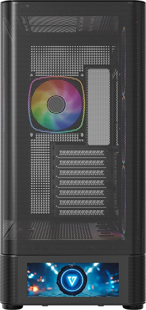 MODECOM Volcano Volcano AQ500 ARGB Midi Juodas