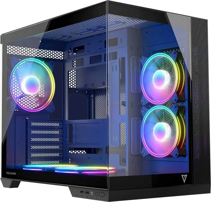 Modecom Volcano Panorama Apex ARGB 5F juoda