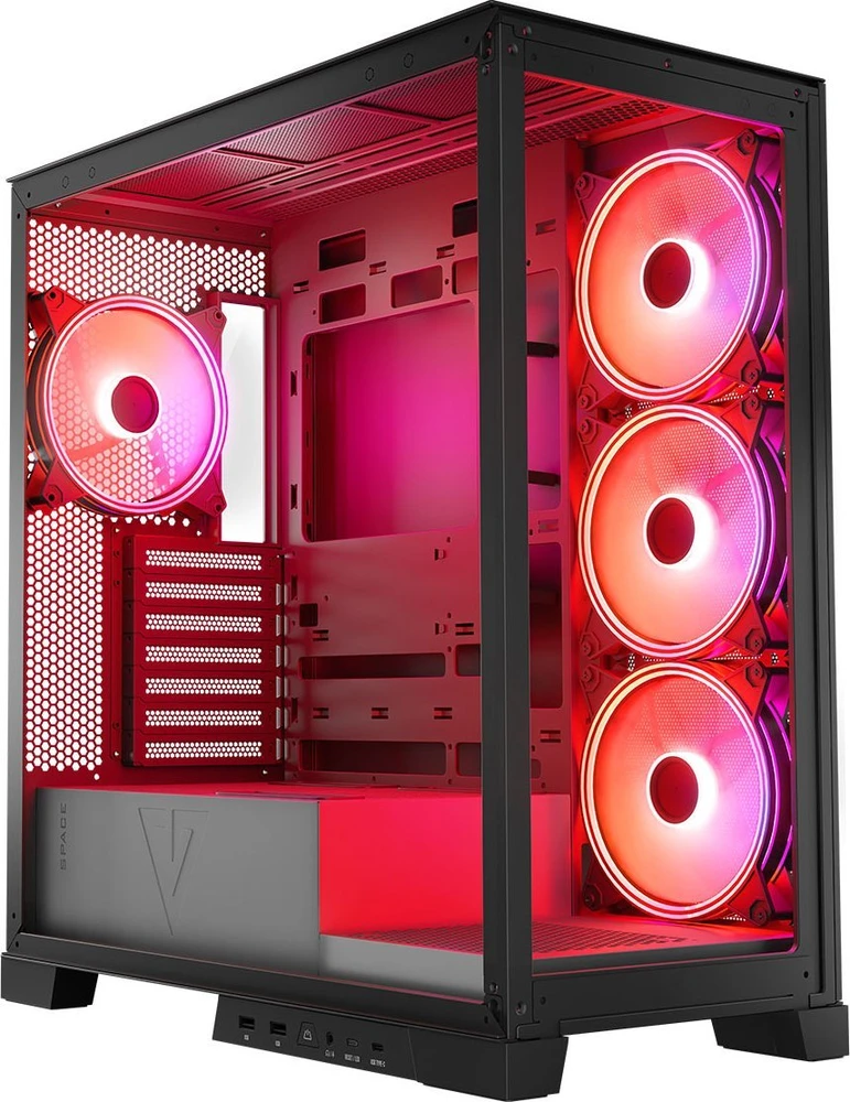 MODECOM Volcano SPACE APEX ARGB MIDI USB 3.0 X 2 CYPE-C