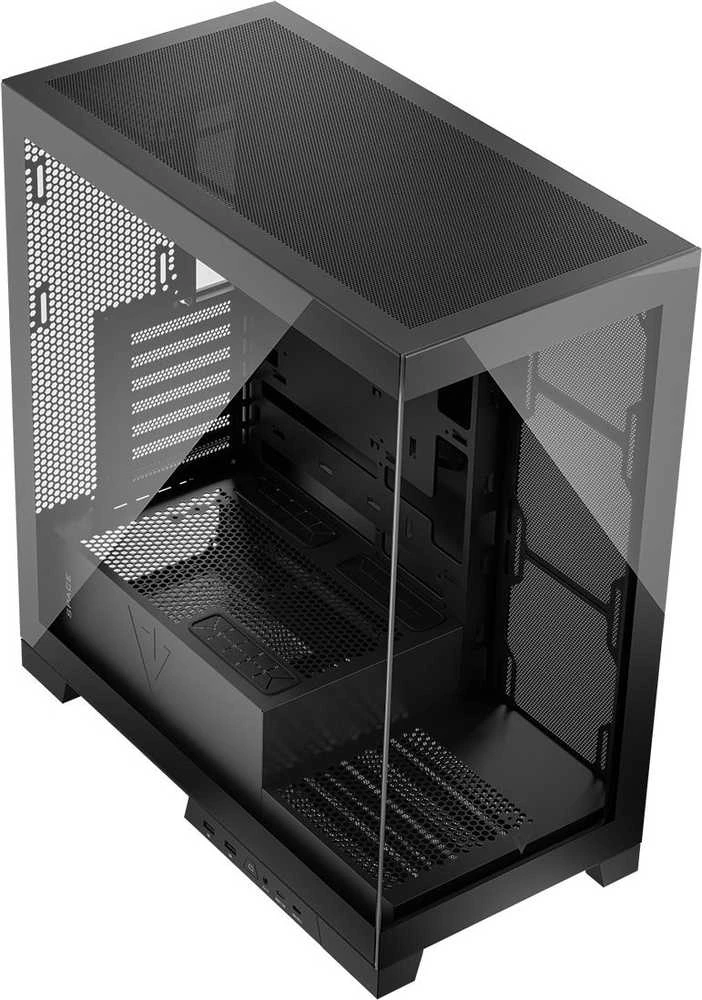 Kompiuterio Korpusas - MODECOM Volcano SPACE MIDI USB 3.0 Type-C Juodas