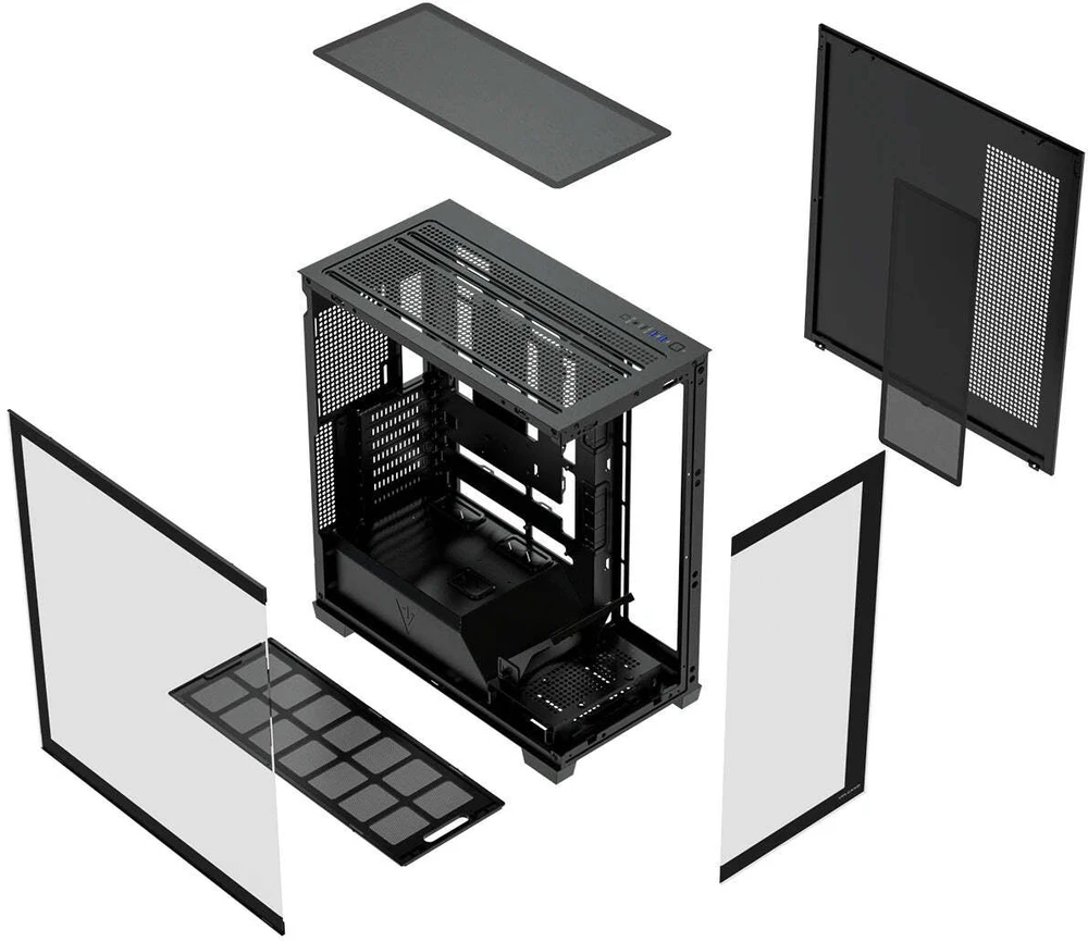 MODECOM VOLCANO STELLAR PLUS MIDI Juodas