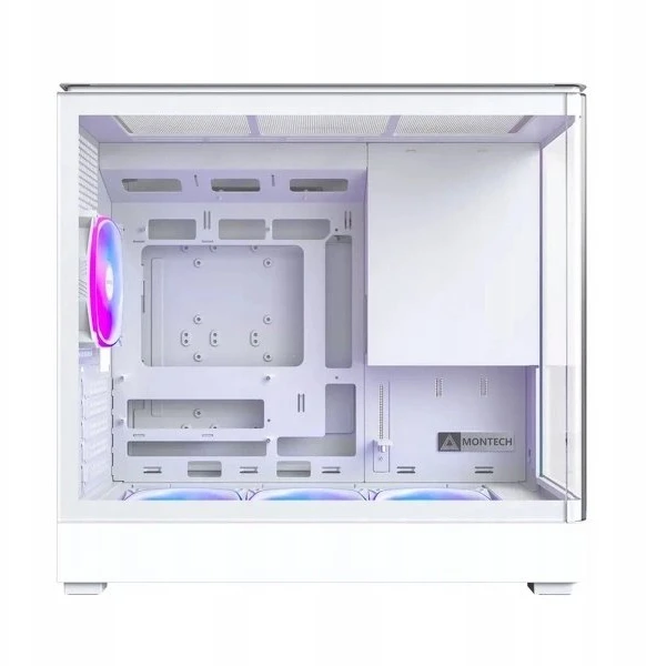 Kompiuterio korpusas Montech King 15 Pro, baltas