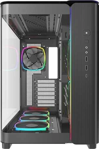 Montech KING 95 PRO Mid Tower, Tempered Glass, ARGB – Juodas