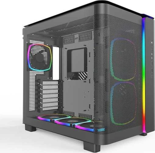 Montech KING 95 PRO Mid Tower, Tempered Glass, ARGB – Juodas