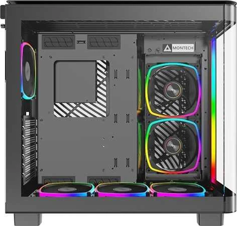 Montech KING 95 PRO Mid Tower, Tempered Glass, ARGB – Juodas