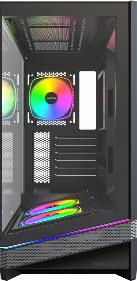 „Montech Sky 3“ kompiuterio korpusas, „Midi-Tower“, ATX, ARGB, grūdintas stiklas - juodas
