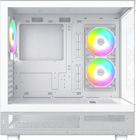 Montech XR Mid Tower, grūdintas stiklas – Baltas