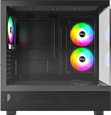 Montech XR Midi-Tower, Tempered Glass - juodas